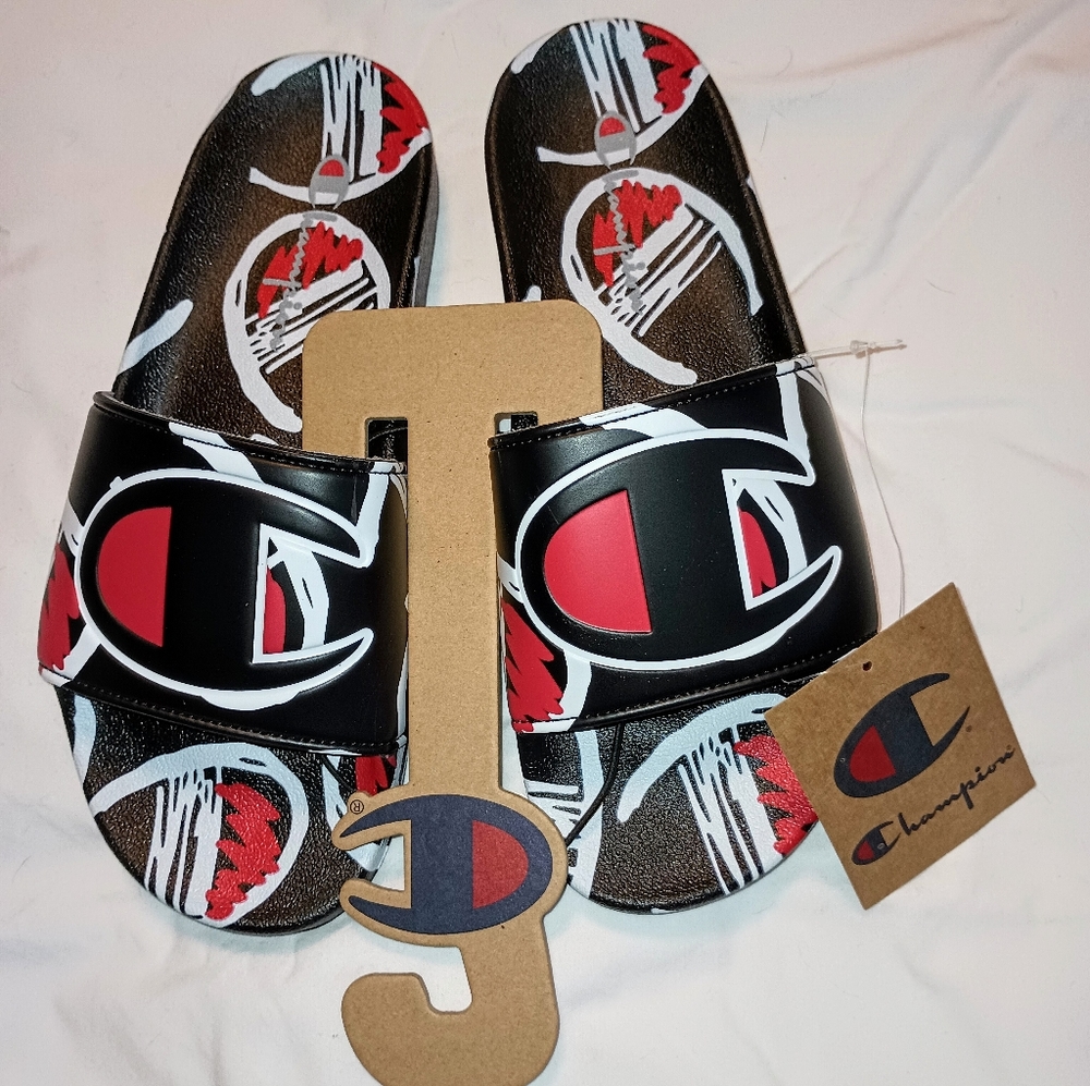 NEW Size 9 Champion Mens Slides Sandals Pair